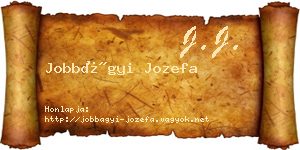 Jobbágyi Jozefa névjegykártya